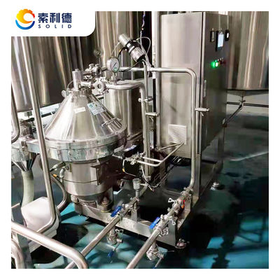 JNPJ-500 Séparateur de levure de bière artisanale approuvé Centrifugeuse à disque pour la clarification de la herbe
